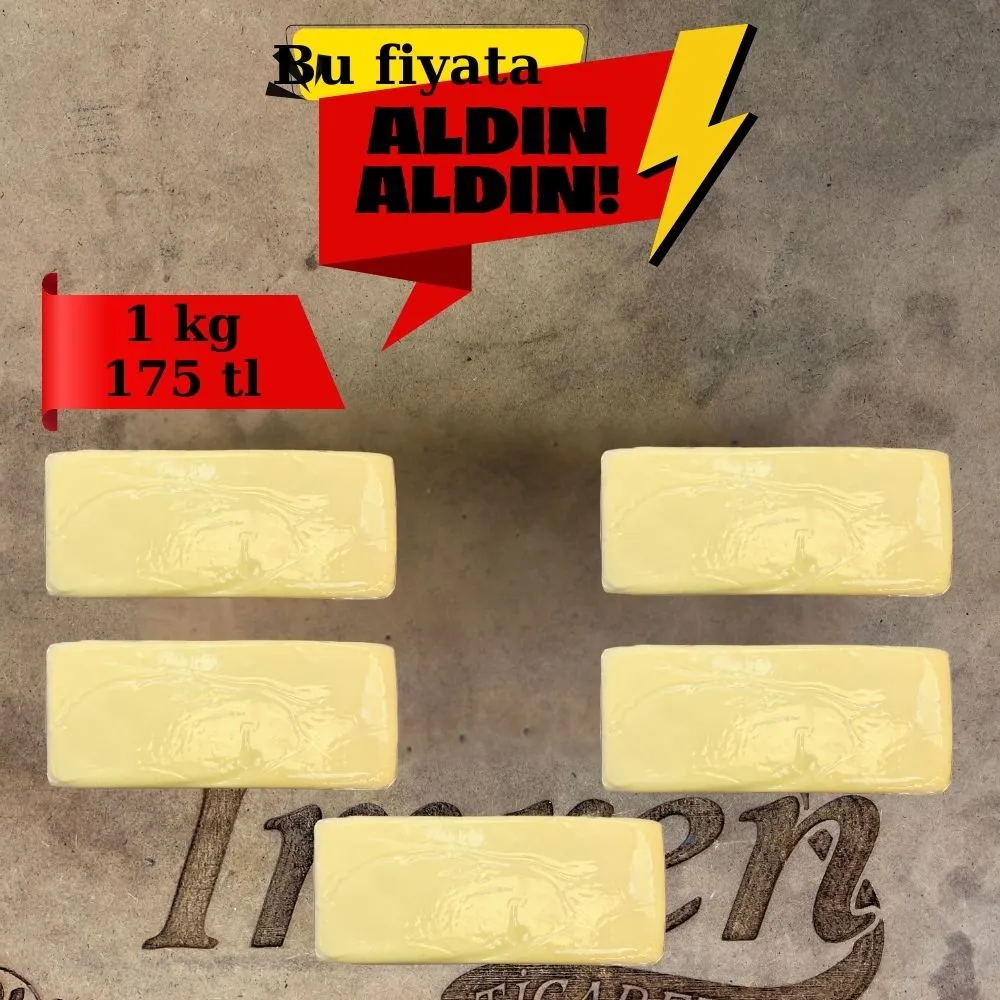 Yağlı Tost Peyniri Taze Kaşar1000Gr 10kg